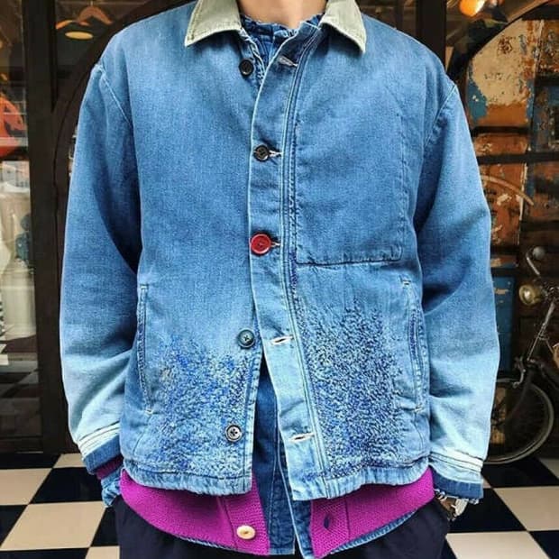 [3] kapital kountry 8oz 데님 덱자켓