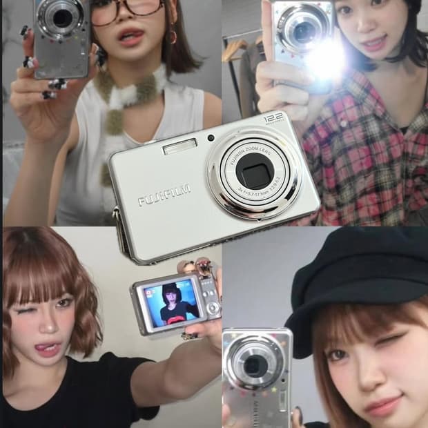 르세라핌 카메라 후지필름 파인픽스 j30작례o