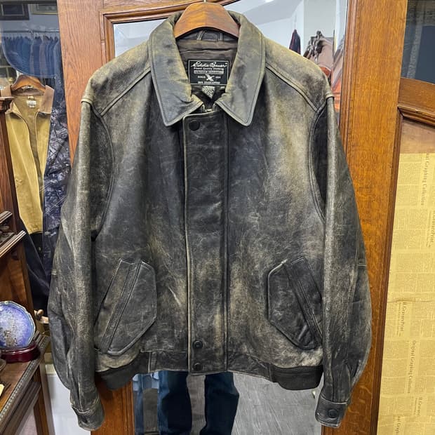 00's 빈티지 에디바우어 레더자켓