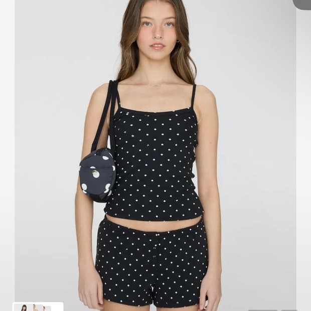 글로니  도트 나시+ 스커트 S 새상품