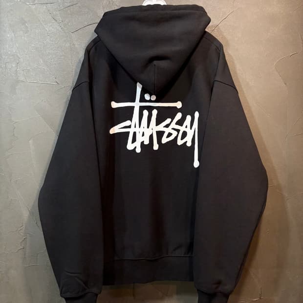 [L] STUSSY 스투시 베이직 후드 집업