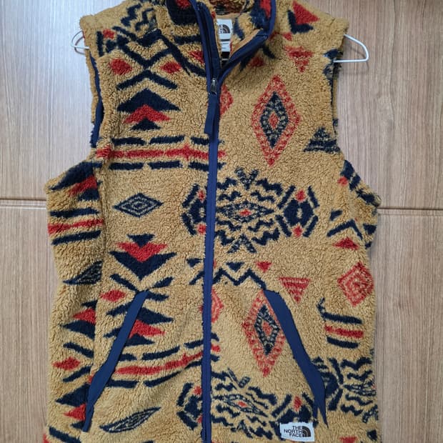 노스페이스 나바호 패턴 여성 플리스 베스트 조끼 M