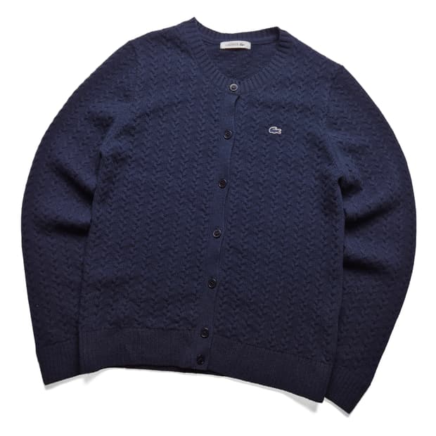 [40] 라코스테 케이블 니트 가디건