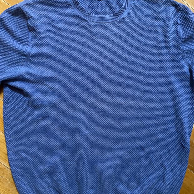 Massimo Dutti 남성 엑스트라 파인 코튼 니트(105) L