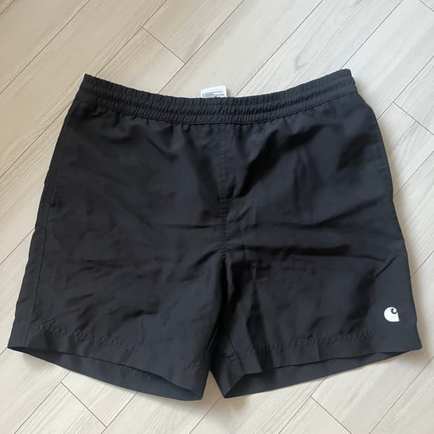 칼하트 스윔쇼츠 블랙 