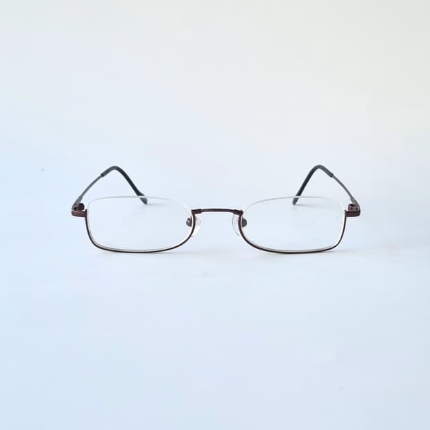 데드스탁 슬림 역반무테 언더림 안경테 762