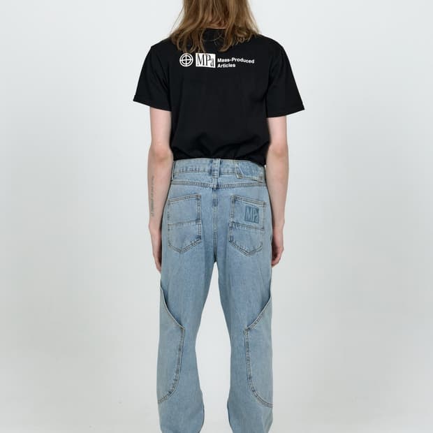 MPa CALF POCKET PANTS (STEEL BLUE)