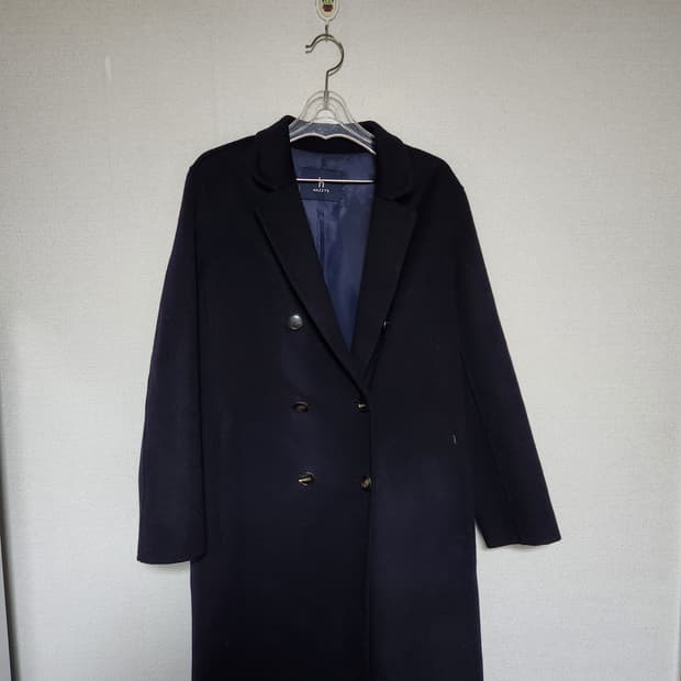 헤지스 캐시미어 핸드메이드 더블 코트 85