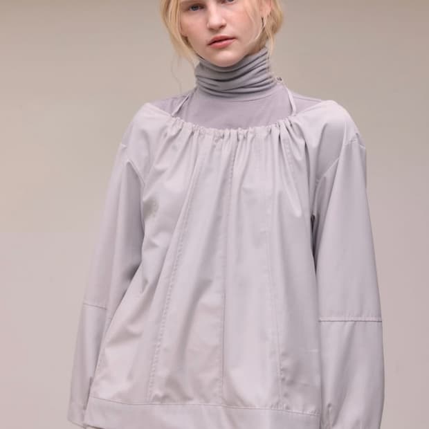 아우로 ouro 스트링 블라우스