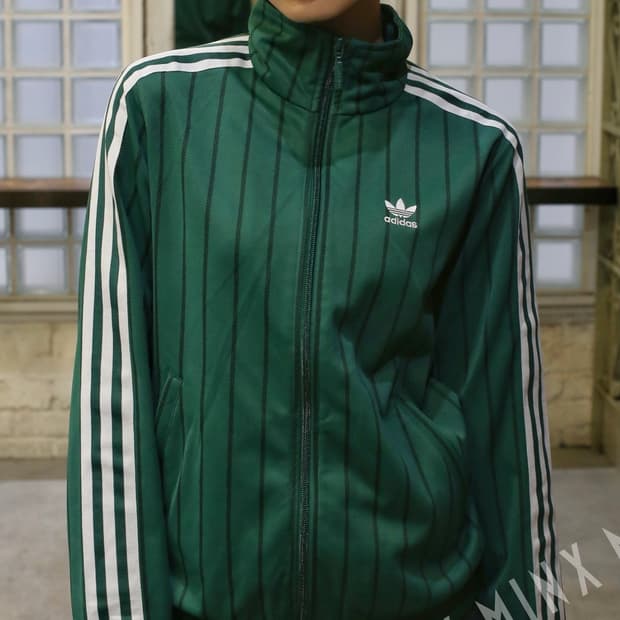 아디다스 스트라이프 초록 그린 스트라이프 올드스쿨 져지 저지 트랙탑 집업