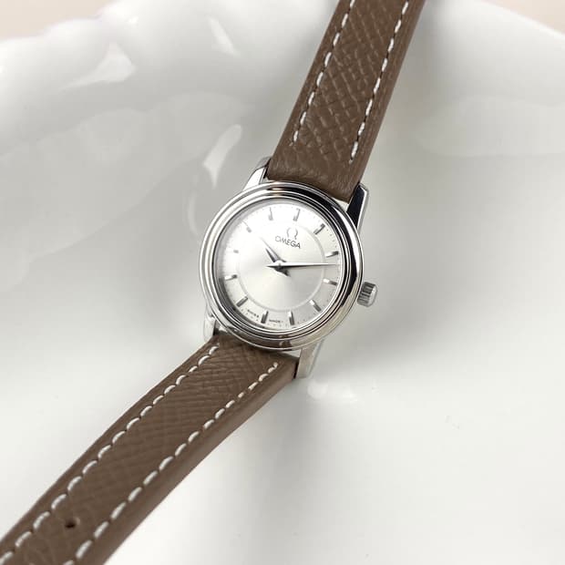 OMEGA Lady Prestige silver watch