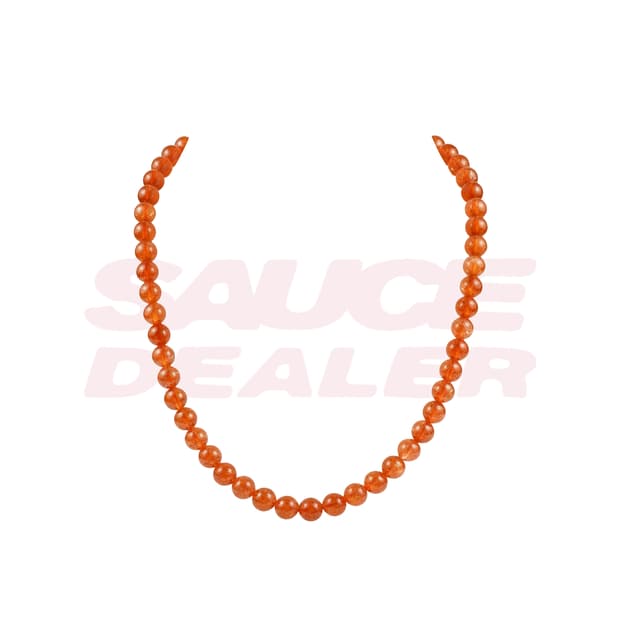 [SAUCE] 탄자니안 선스톤 5.8mm 천연원석 비즈 목걸이