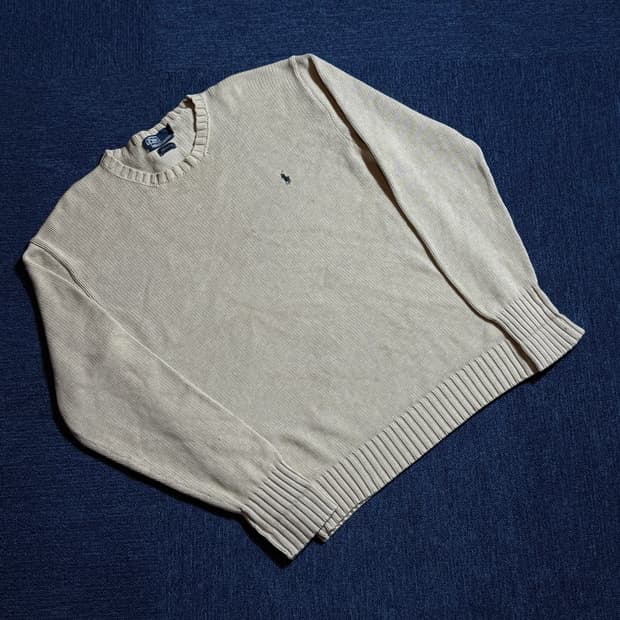 폴로 랄프로렌 베이지 니트
