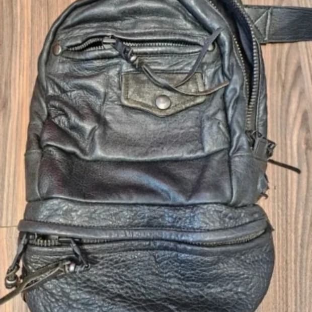 남녀ok! 일본구매 천연가죽 백팩.사카이.릭오웬스