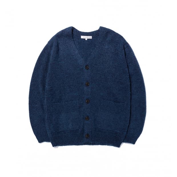 LIFUL MINIMAL GARMENTS / MOHAIR CARDIGAN