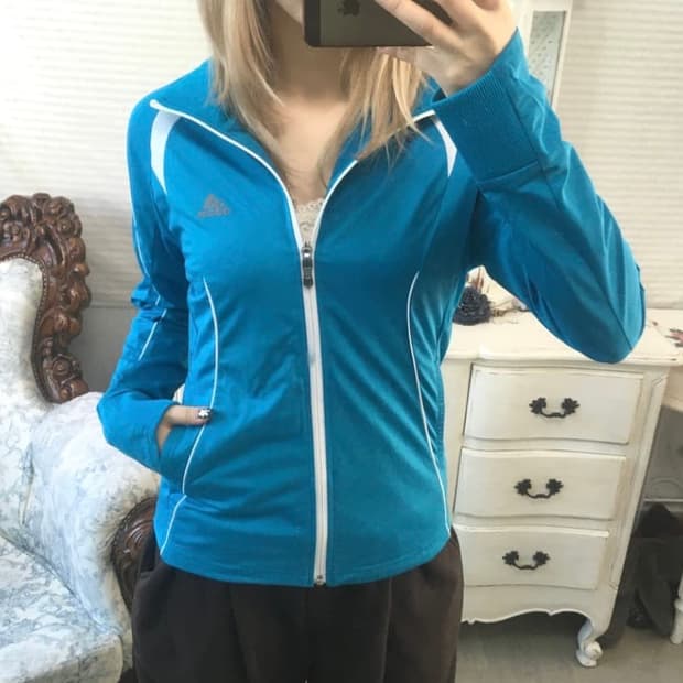 일본빈티지 아디다스 아쿠아 민트 져지