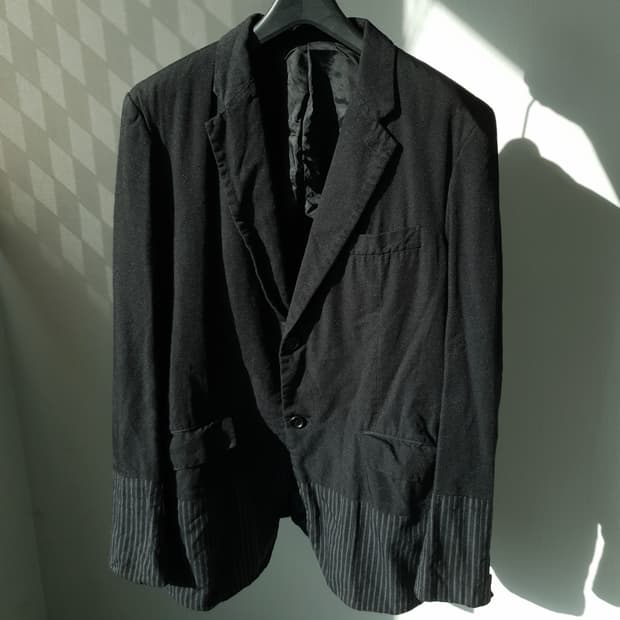 Comme Des Garcons 縮絨 Patch Work blazer
