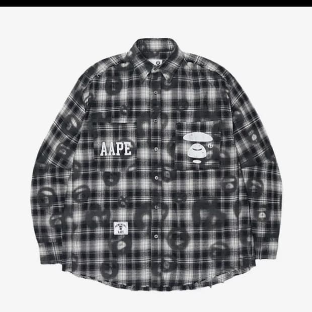 노매뉴얼 X 에이프 셔츠
