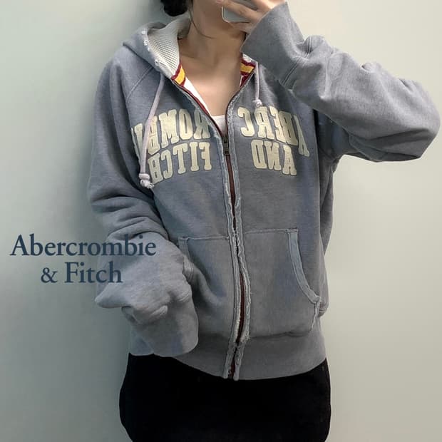 아베크롬비 써멀 후드집업