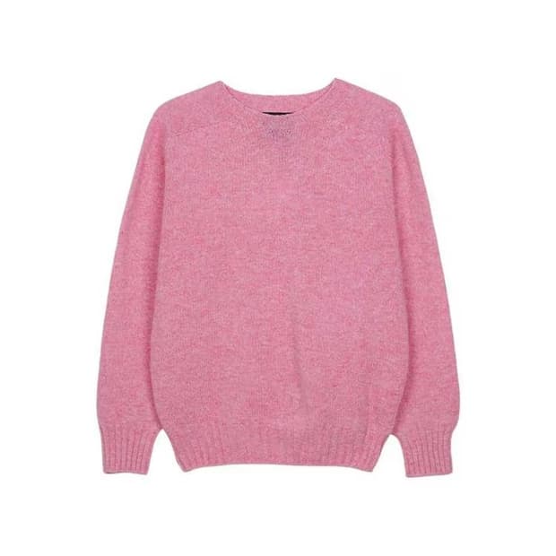 하울린 쉐기독 크루넥 울 니트