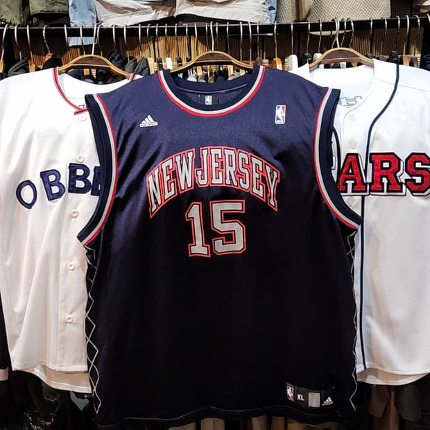 아디다스 NBA 뉴저지 네츠 농구져지 빅사이즈 빈스카터 유니폼