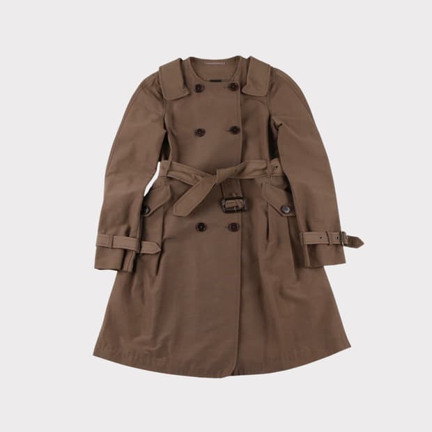 [여성 S] 아스페시 더블 트렌치 코트