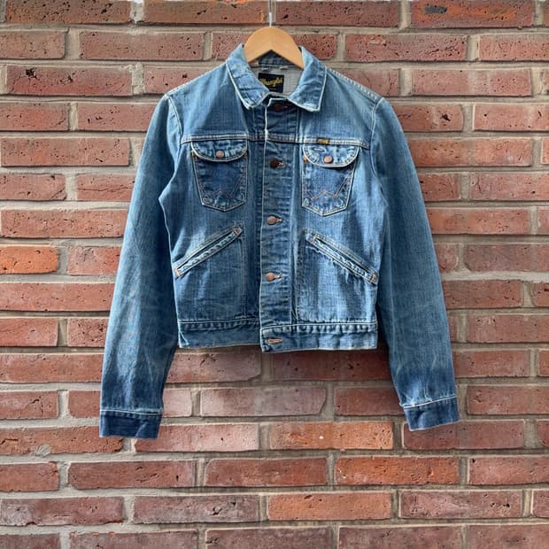 70s USA 랭글러 Wrangler 데님 트러커 자켓