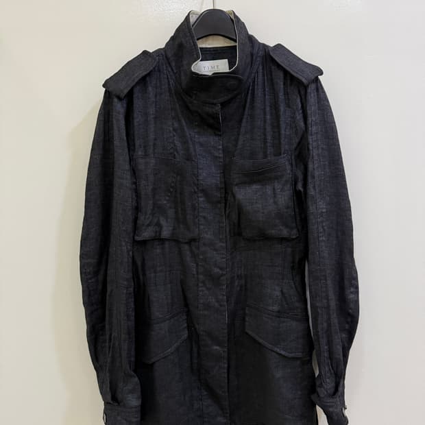 한섬 TIME 타임 차콜 야상(정품)