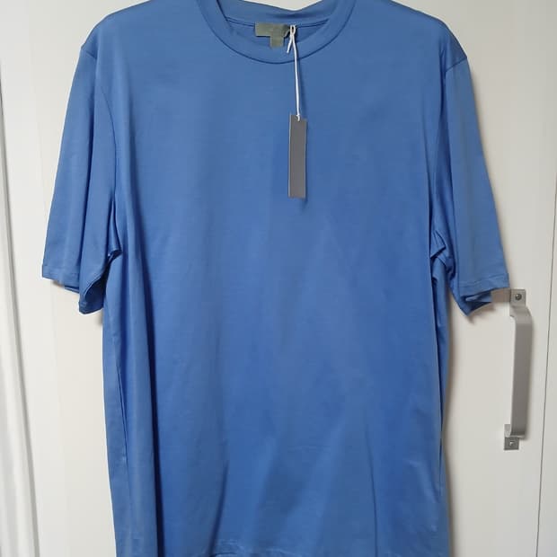 COS 코스 블루 반팔 티셔츠 m