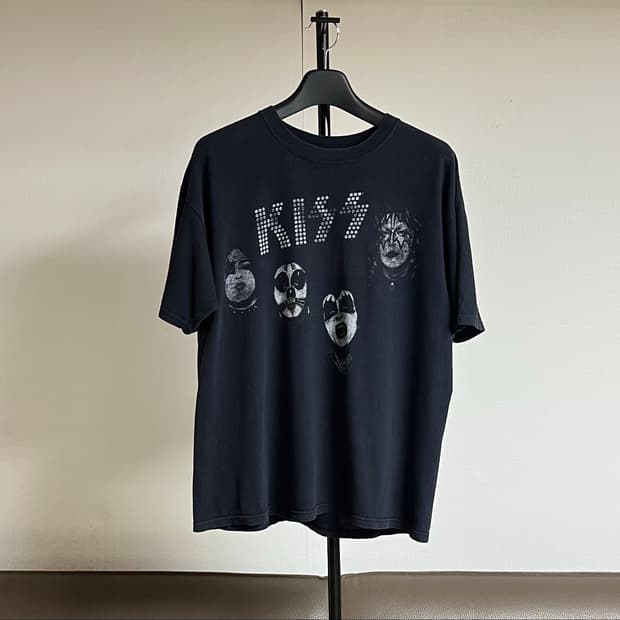 빈티지 kiss 키스 반팔 티셔츠 밴드티