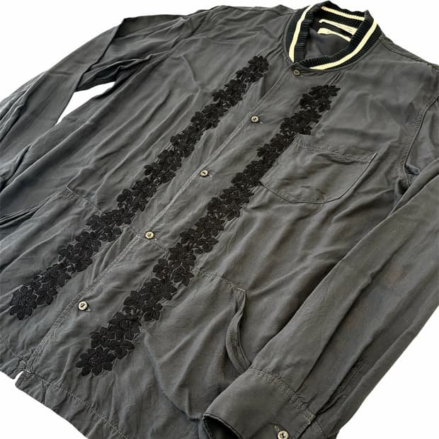 레미릴리프 레이온 자수자켓