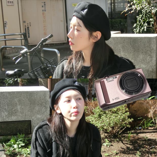 희귀 매물 예쁜 핑크빛  핑크 디카 카시오 엑슬림 ex-zr400