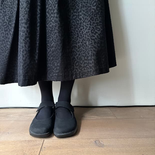 Cotton Mary Jane Shoes