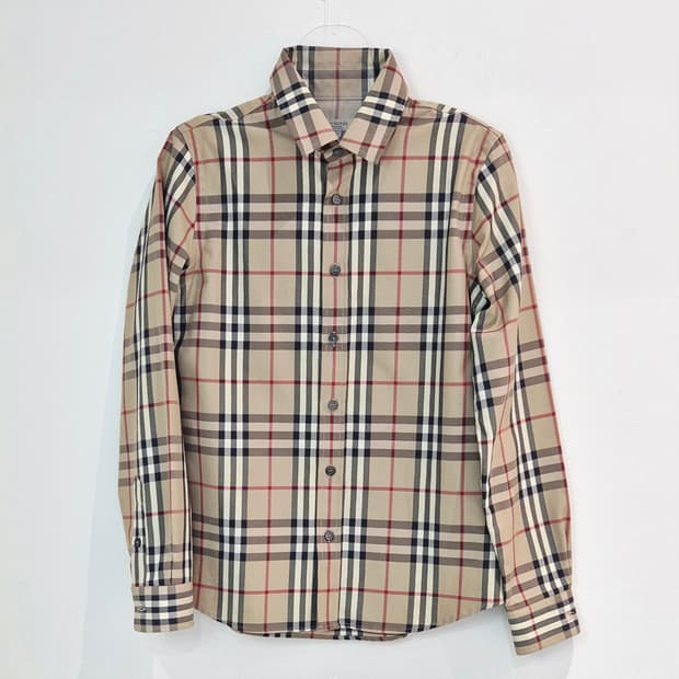 버버리 브릿 노바체크 여성 셔츠 S