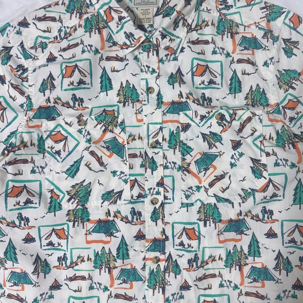 엘엘빈 캠프 패턴 셔츠