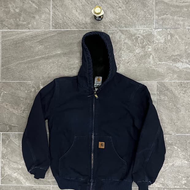 (S) 칼하트 덕 액티브 후드자켓 J130 MDT 미드나잇