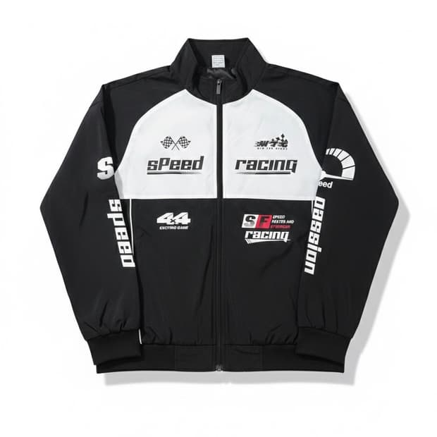 레이싱 오버핏 바람막이 자켓