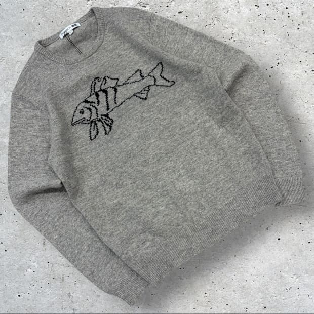 [L] 유니클로 x JW앤더슨 물고기  니트 스웨터 B918
