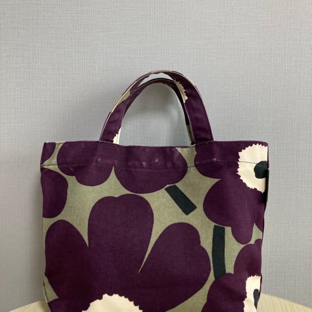 Marimekko flower tote bag 