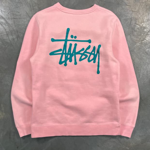 스투시 스탁로고 스웻셔츠