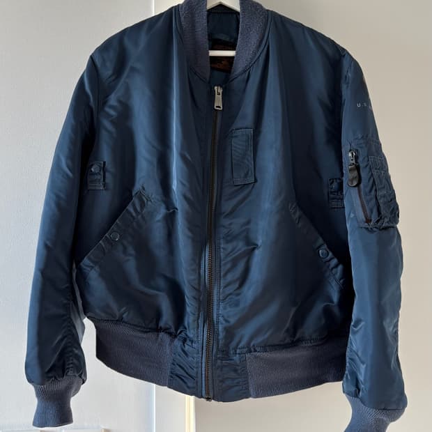 (XL) 90s(추정) 빈티지 알파인더스트리 민수용 ma-1