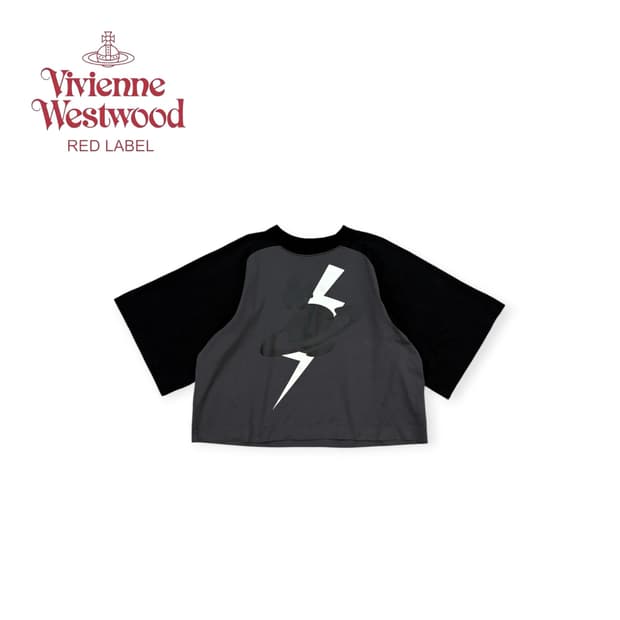 비비안웨스트우드 레드라벨 크롭 티셔츠