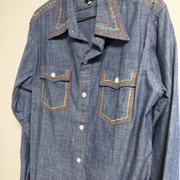 Needles work shirt S size