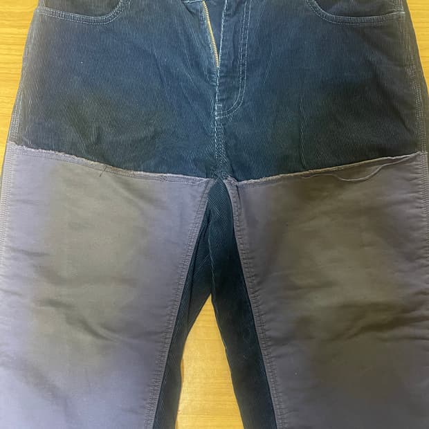 더 뤡코즈 코듀로이 더블니 팬츠