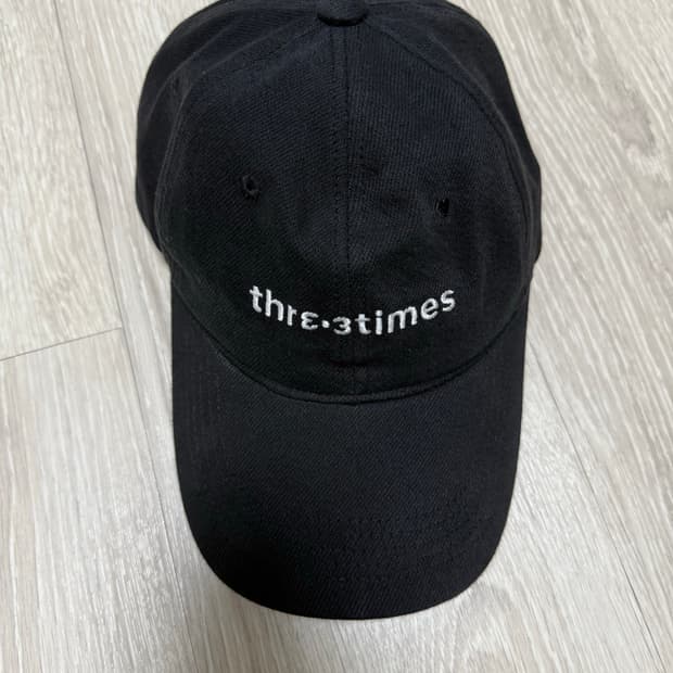 쓰리타임즈 모자 블랙