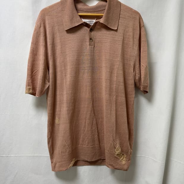 마르지엘라 반팔 니트 디스트로이 셔츠 L