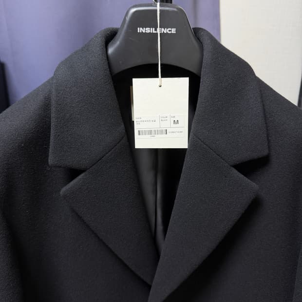 인사일런스 MTR 오버사이즈 싱글 코트