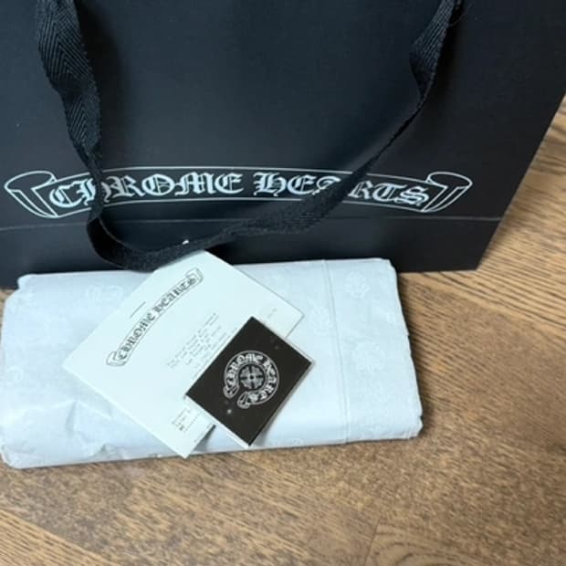 크롬하츠 로고 비니 (블랙색상)