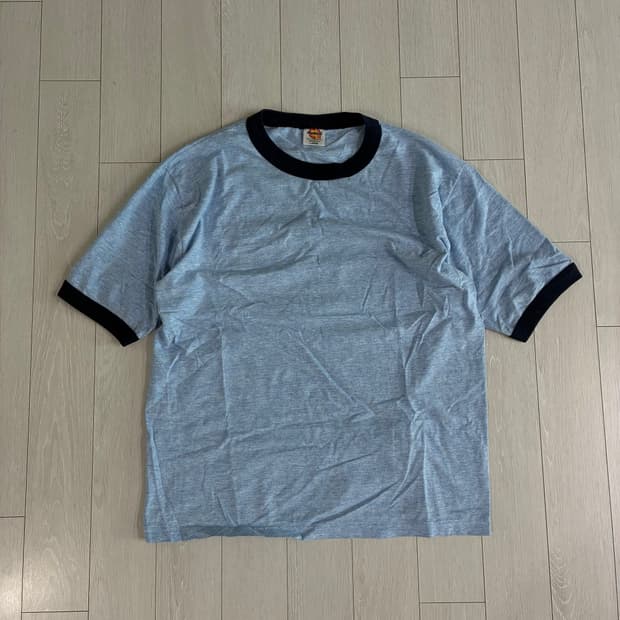 [L] 90s USA Made 링거 티셔츠