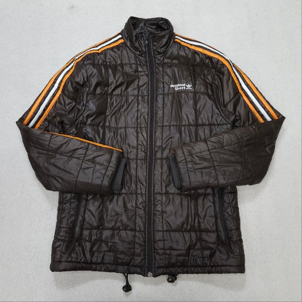 아디다스 삼선 점퍼 95 브라운